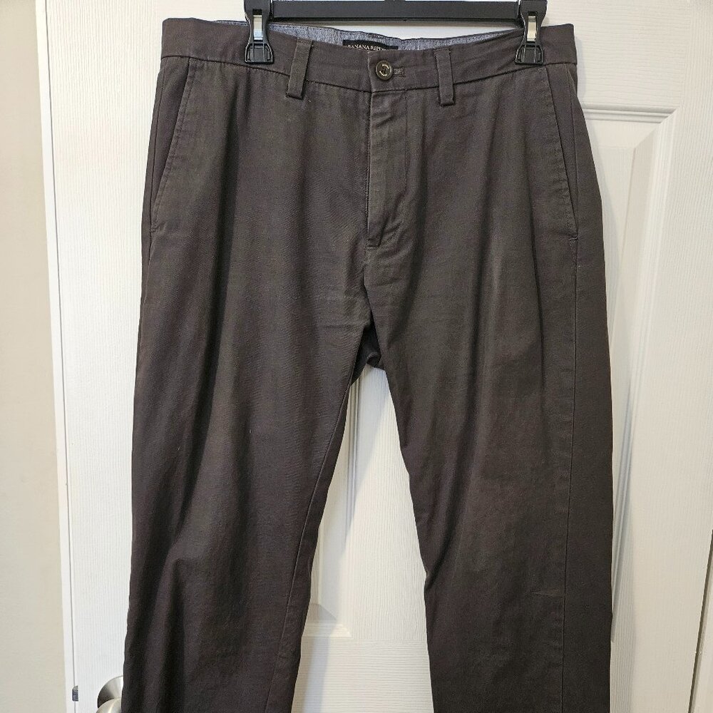 Banana Republic Gray Emerson Chinos